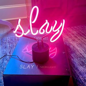 Slay neon light like new with box